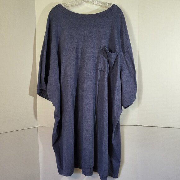 kingsize Other - Kingsize Men's Pocket T Shirt Size 6XLT Blue Heather